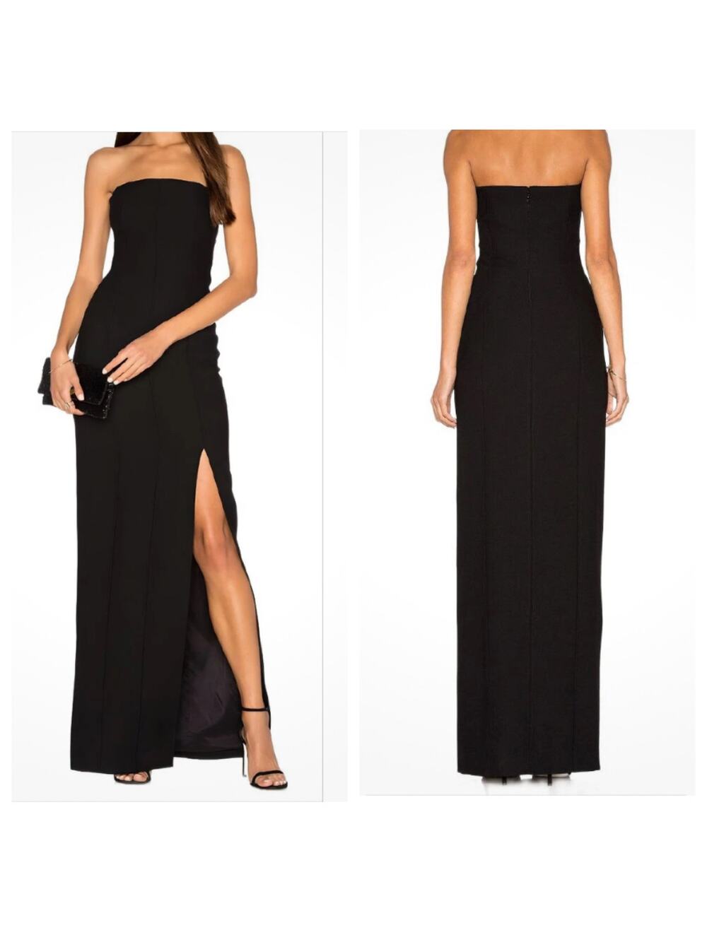 ELIZABETH AND JAMES Formal
Maxi Pencil Dress Black “Carly”
Size 6